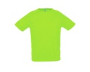 WYPRZEDAŻOWY Koszulka Sportowa Oddychajaca Raglanowa L198 - Neon Green