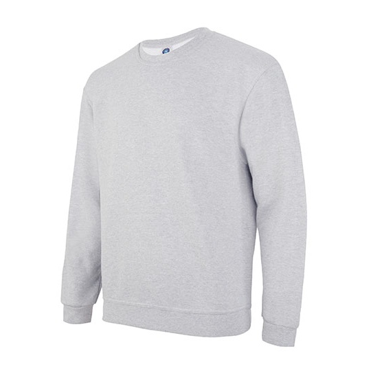 WYPRZEDAŻOWY Bluza Klasyczna Czesana Bawelna Niekurczliwa SW298 - Sports Grey (Melange)