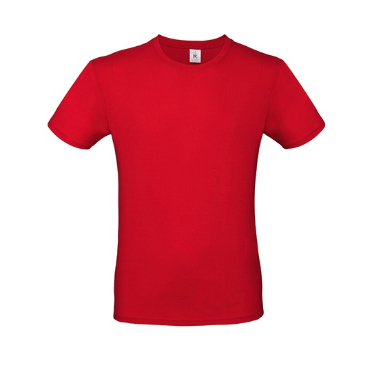 WYPRZEDAŻOWY T-Shirt Klasyczny Bawelniany BCTU01T - Red