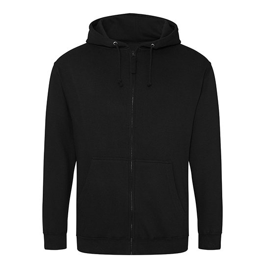 WYPRZEDAŻOWY Bluza Rozpinana Klasyczna Bawelniana Czesana JH050 - Deep Black