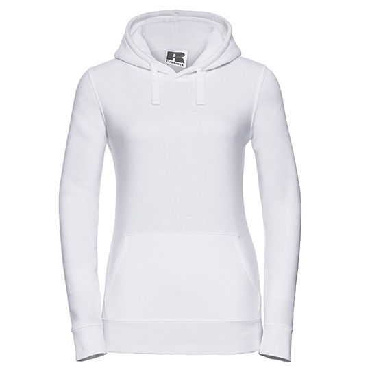 WYPRZEDAŻOWY Bluza Damska Slim Czesana Bawelna Trojwarstwowa Z265F - White