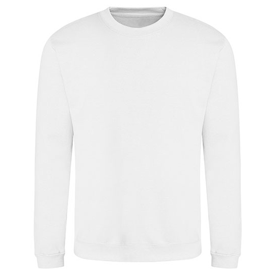 WYPRZEDAŻOWY Bluza Klasyczna Bawelniana Czesana JH030 - Arctic White