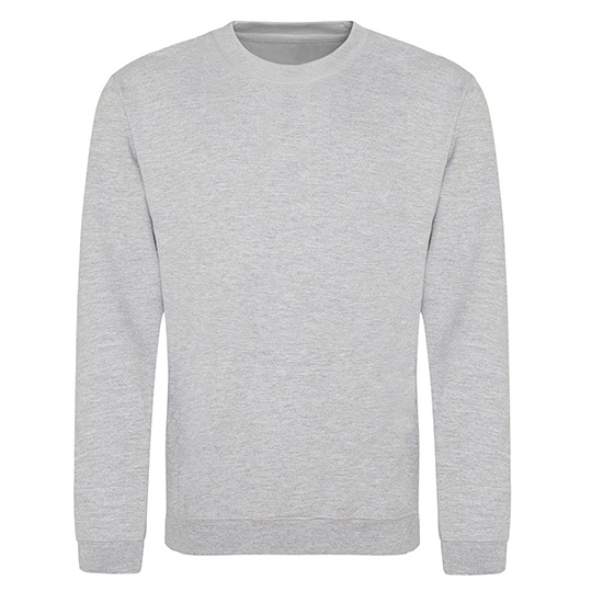 WYPRZEDAŻOWY Bluza Klasyczna Bawelniana Czesana JH030 - Heather Grey