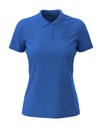 WYPRZEDAŻOWY Koszulka Polo Damska Dopasowana S9160 - Bright Royal