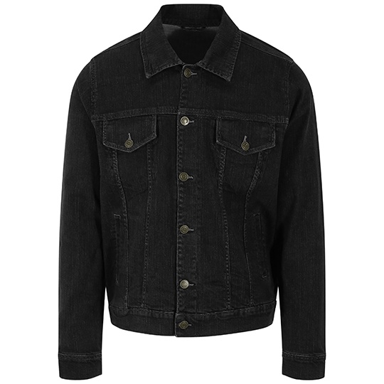 WYPRZEDAŻOWY Kurtka Jeansowa Slim SD065 - Black