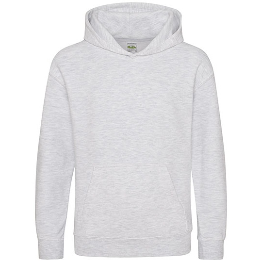 WYPRZEDAŻOWY Bluza Dziecieca Klasyczna Czesana z Kapturem JH001K - Ash (Heather)