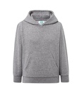 WYPRZEDAŻOWY Bluza kangurka dziecieca JHK421 - Grey Melange