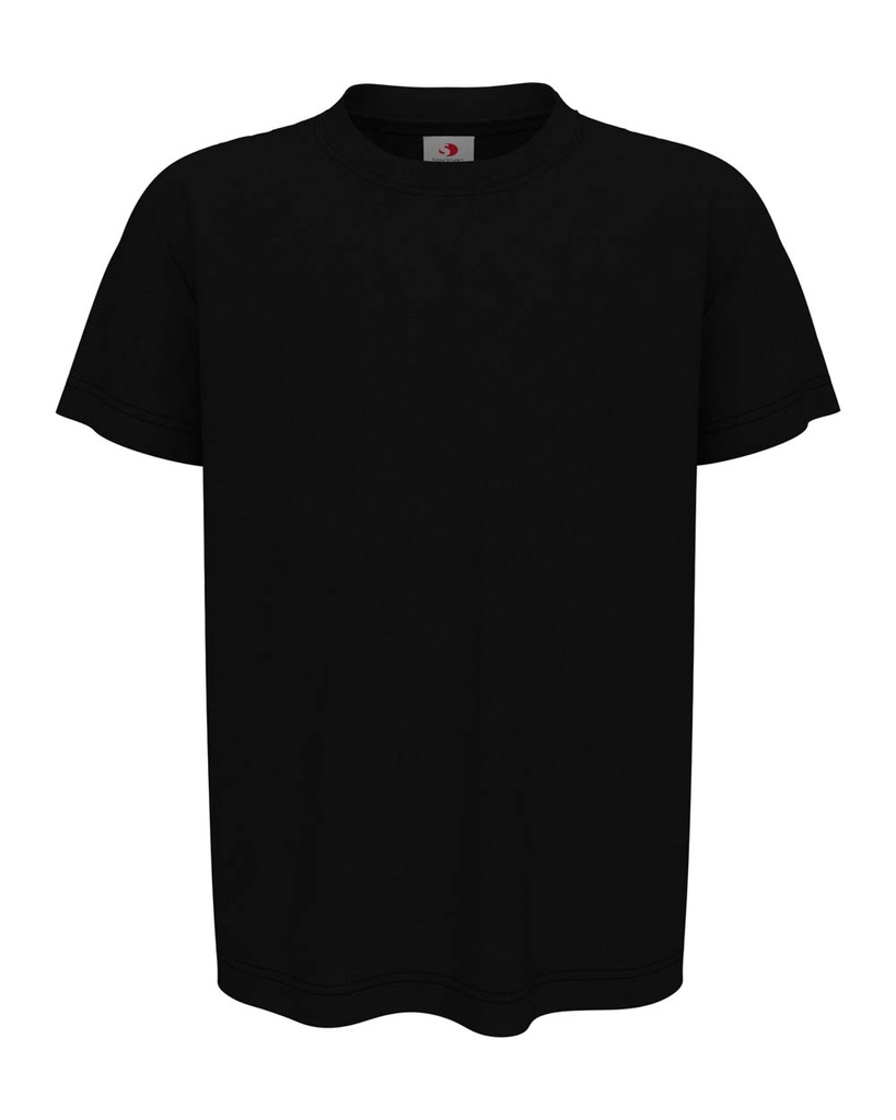 WYPRZEDAŻOWY Koszulka Dziecieca Klasyczna Bawelniana S140K - Black Opal