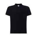 WYPRZEDAŻOWY Koszulka Polo Klasyczna Bawelniana Pika JHK510 - Black
