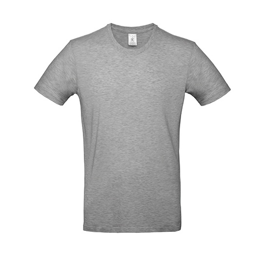 WYPRZEDAŻOWY T-Shirt Klasyczny Bawelniany BCTU03T - Sport Grey (Heather)