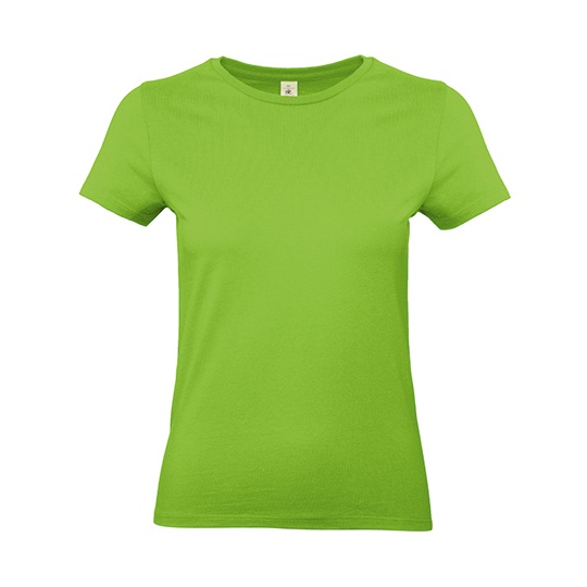 WYPRZEDAŻOWY Koszulka Damska Klasyczna Bawelna Ring-Spun BCTW04T - Orchid Green