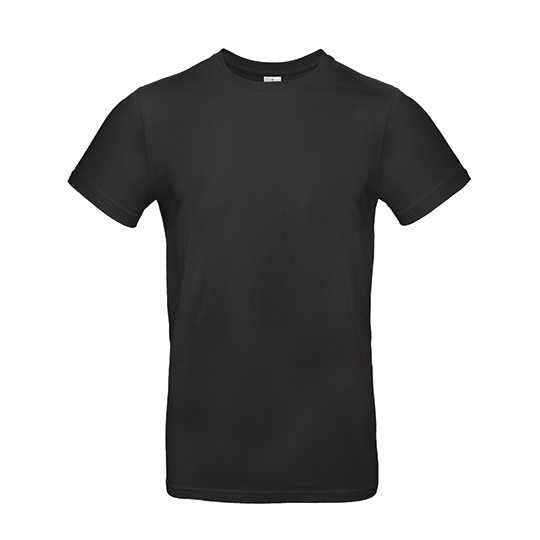 WYPRZEDAŻOWY T-Shirt Klasyczny Bawelniany BCTU03T - Black