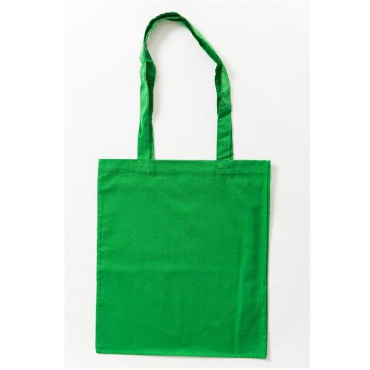 WYPRZEDAŻOWY Torba Bawelniana Dlugie Uchwyty XT003 - Light Green (ca. Pantone 355U-HKS 64)
