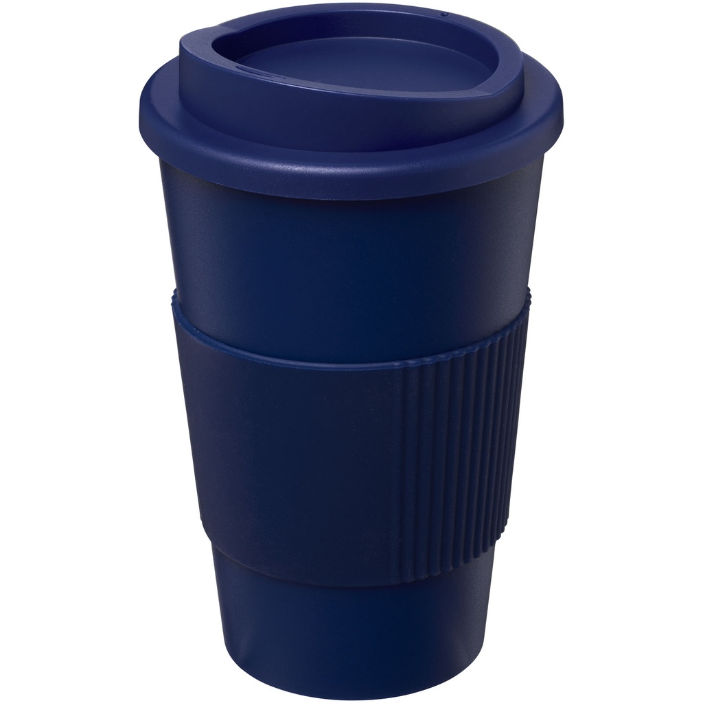 Kubek termiczny z serii Americano® o pojemności 350 ml z uchwytem 210002 - Niebieski