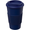 Kubek termiczny z serii Americano® o pojemności 350 ml z uchwytem 210002 - Niebieski