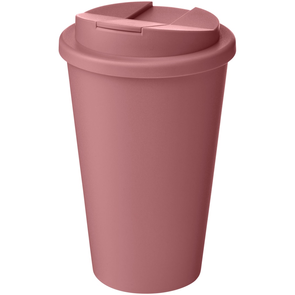 Izolowany kubek Americano® Renew o pojemności 350 ml z odporną na rozlanie pokrywką 210427 - Różowy