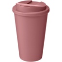 Izolowany kubek Americano® Renew o pojemności 350 ml z odporną na rozlanie pokrywką 210427 - Różowy