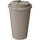 Izolowany kubek Americano® Renew o pojemności 350 ml z odporną na rozlanie pokrywką 210427 - Kamienny szary