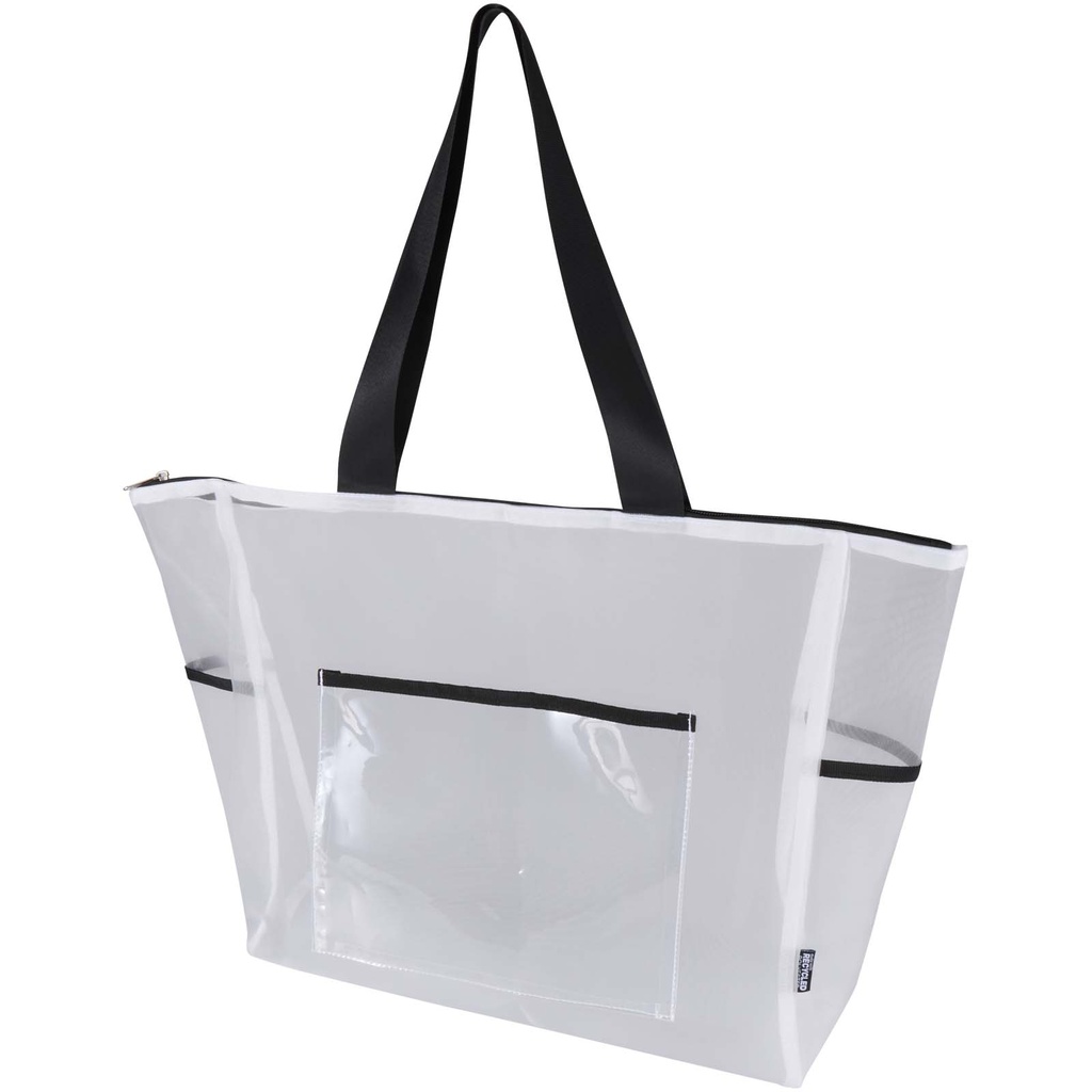 Mesh torba na zakupy 23 l z materiału pochodzącego z recyklingu 130138 - Biały