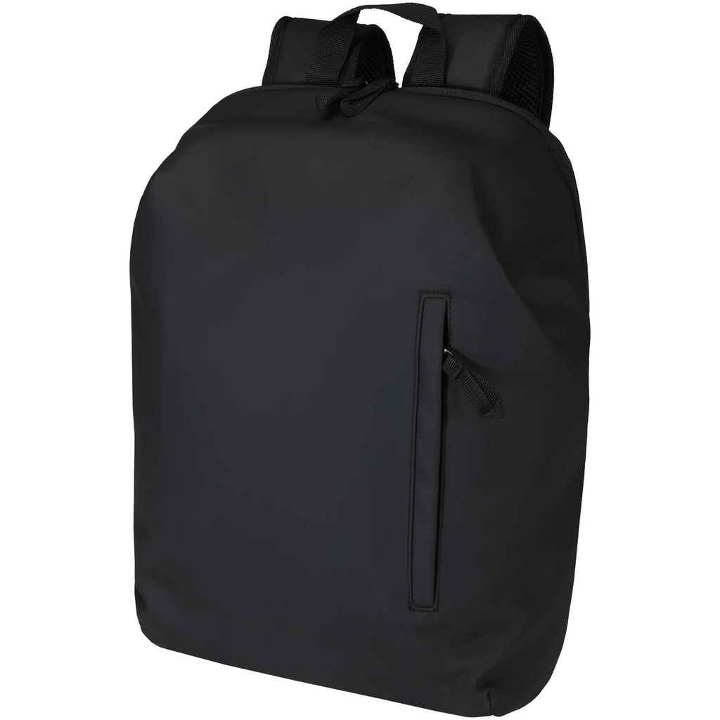 Resi Plus plecak na 15-calowego laptopa o pojemności 18 l z recyklingu, z certyfikatem GRS i zabezpieczeniem przed kradzieżą 130109 - Czarny