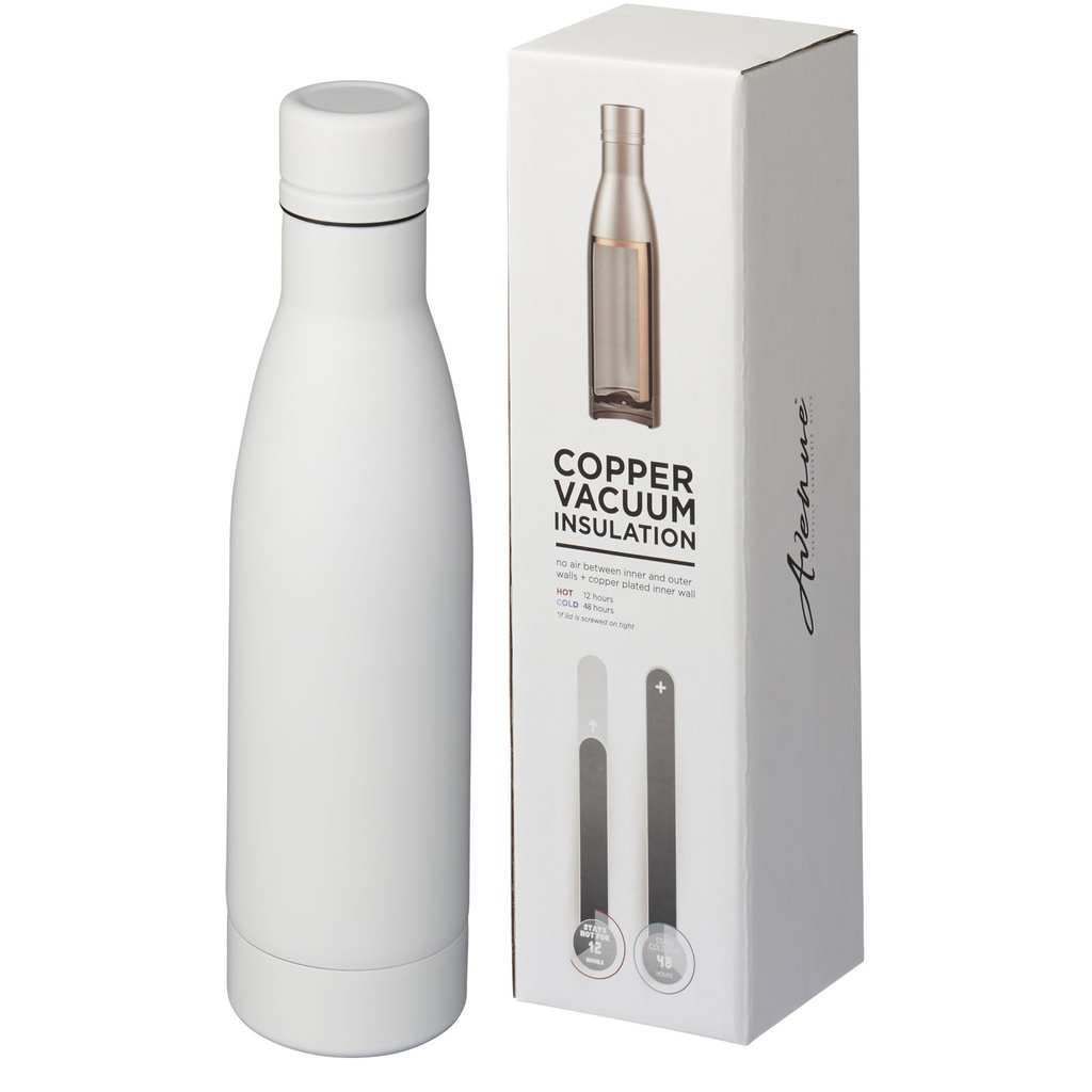 Vasa butelka z miedzianą izolacją próżniową o pojemności 500 ml 100494 - Biały