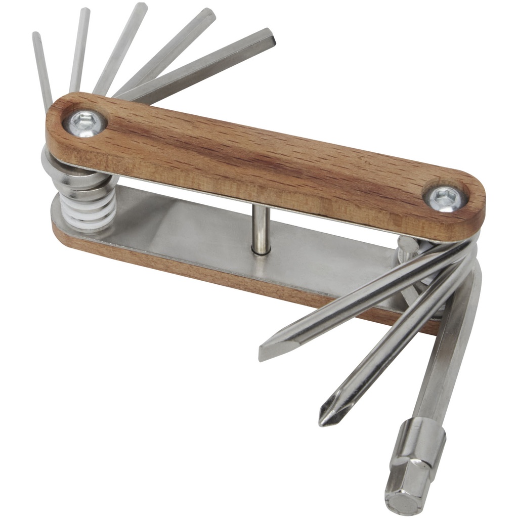 8-funkcyjne drewniane rowerowe narzędzie multi-tool Fixie 104509 - Drewniany