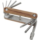 8-funkcyjne drewniane rowerowe narzędzie multi-tool Fixie 104509 - Drewniany
