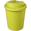 Kubek Americano® Espresso Eco z recyklingu o pojemności 250 ml z pokrywą odporną na zalanie 210455 - Limonkowy