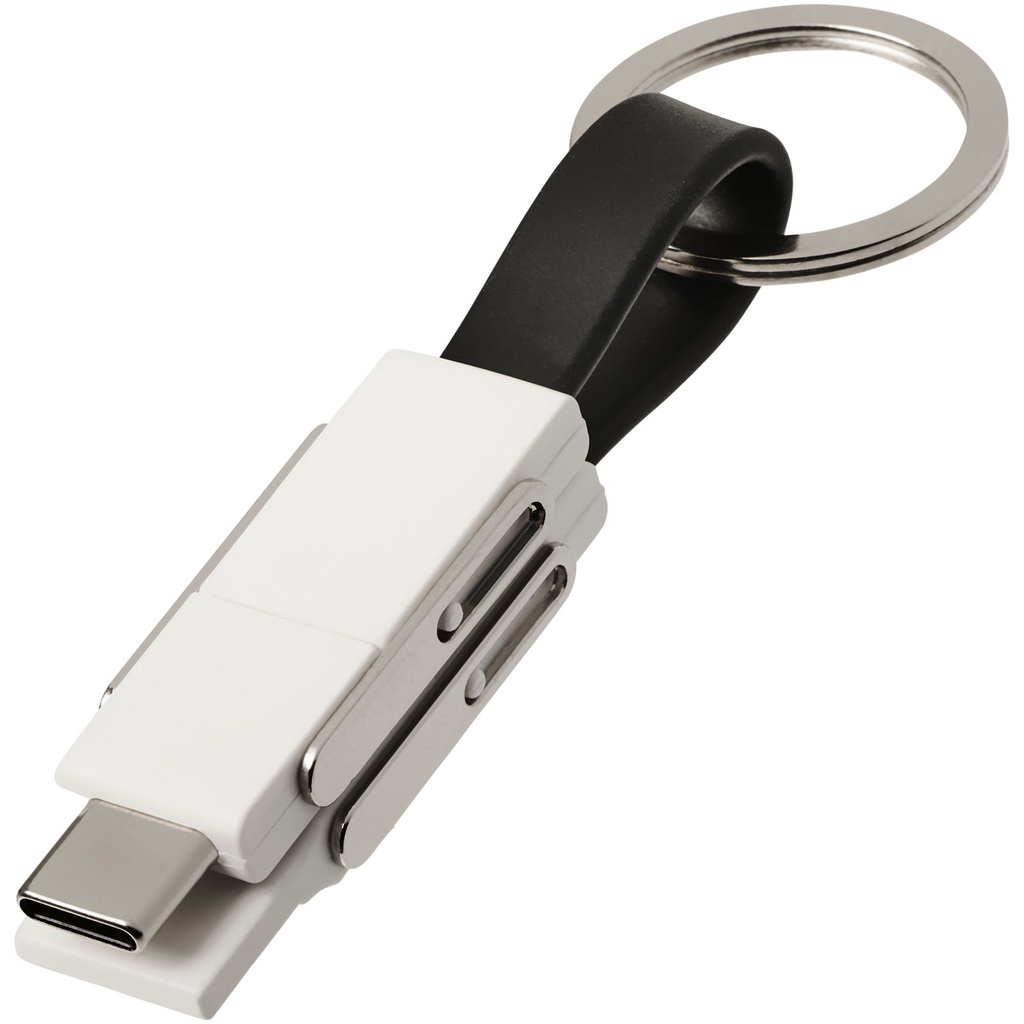 Jeden kabel 4-w-1 One 124124 - Czarny
