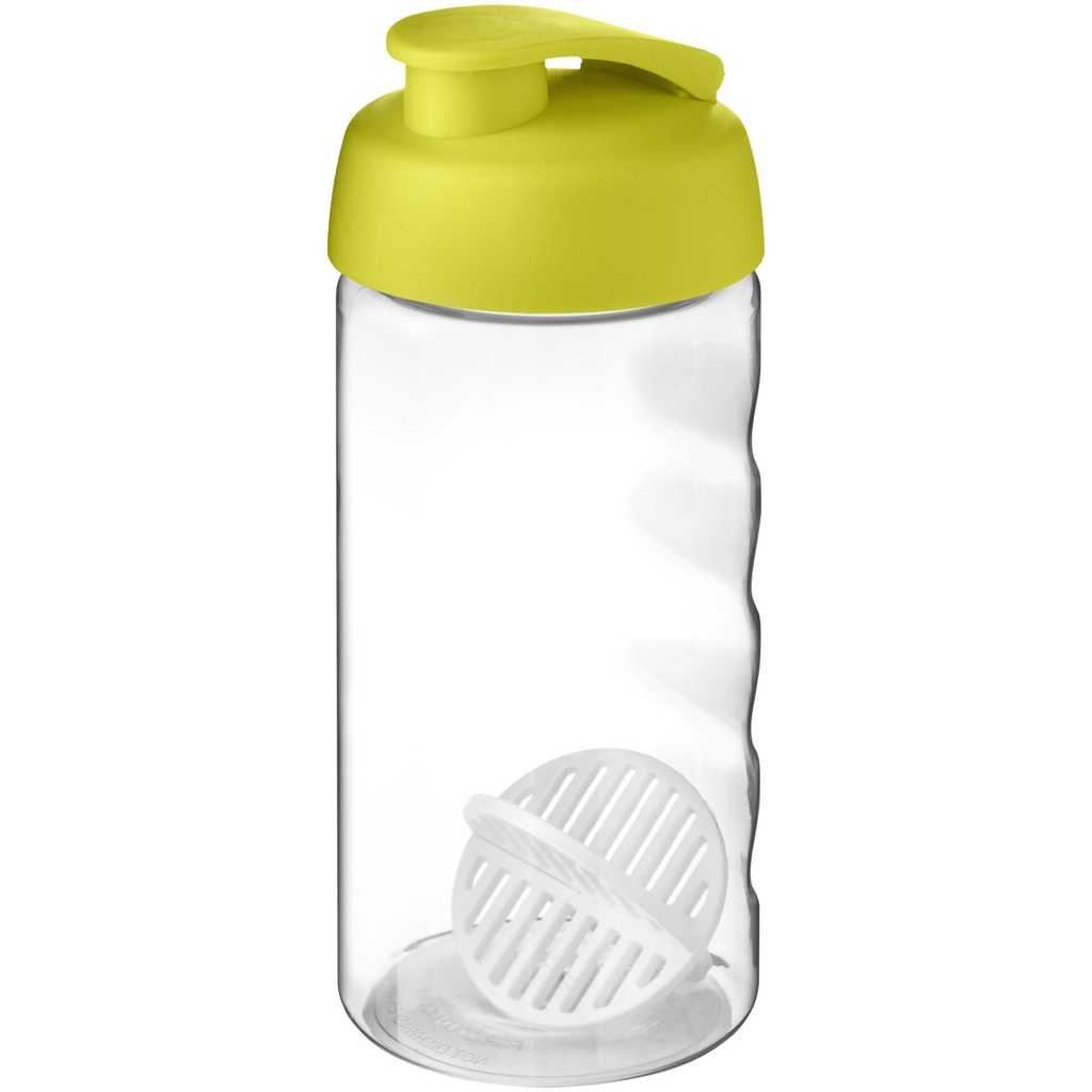 Shaker H2O Active Bop o pojemności 500ml 210704 - Limonkowo-przezroczysty