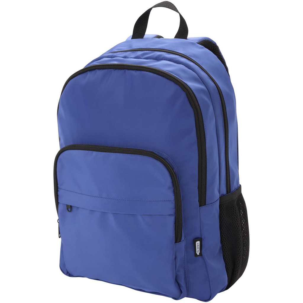 Trend Plus plecak na laptopa o przekątnej 15-cali o pojemności 20 l wykonany z materiałów z recyklingu z certyfikatem GRS 130086 - Królewski niebieski