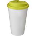 Kubek Americano® 350 ml z pokrywką chroniącą przed rozlaniem 210695 - Biało-limonkowy