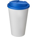 Kubek Americano® 350 ml z pokrywką chroniącą przed rozlaniem 210695 - Biało-środkowy niebieski