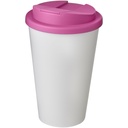 Kubek Americano® 350 ml z pokrywką chroniącą przed rozlaniem 210695 - Biało-magenta