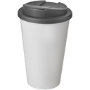 Kubek Americano® 350 ml z pokrywką chroniącą przed rozlaniem 210695 - Biało-szary