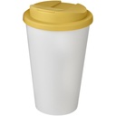 Kubek Americano® 350 ml z pokrywką chroniącą przed rozlaniem 210695 - Biało-żółty