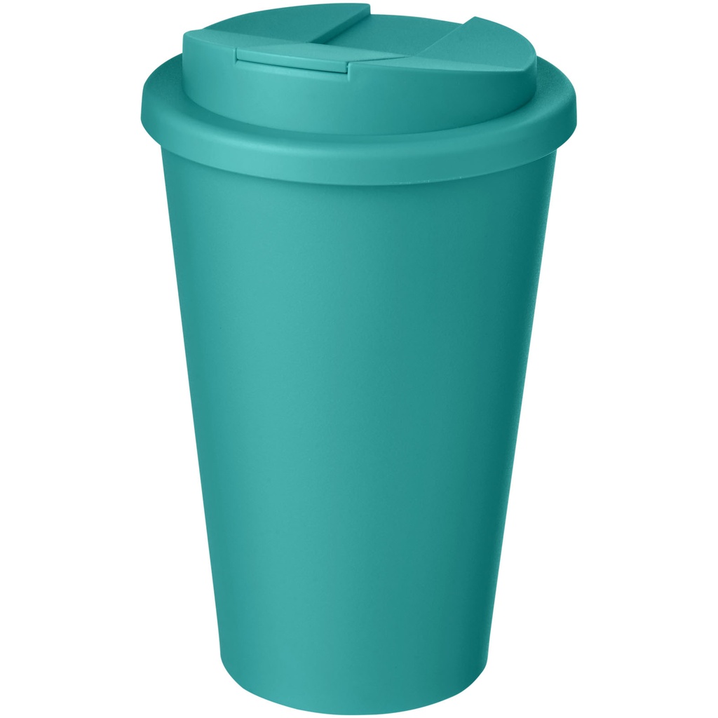 Kubek Americano® 350 ml z pokrywką chroniącą przed rozlaniem 210695 - Akwamarynowy