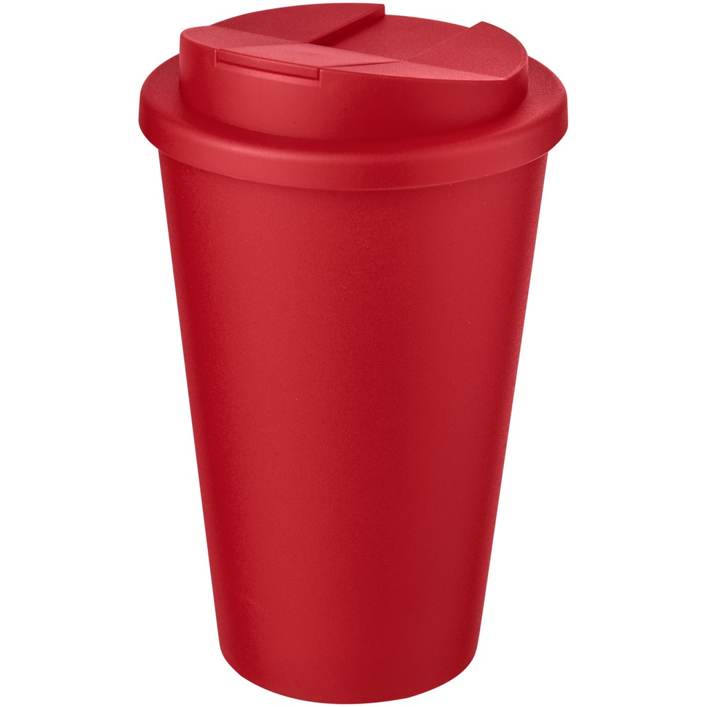 Kubek Americano® 350 ml z pokrywką chroniącą przed rozlaniem 210695 - Czerwony