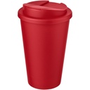 Kubek Americano® 350 ml z pokrywką chroniącą przed rozlaniem 210695 - Czerwony