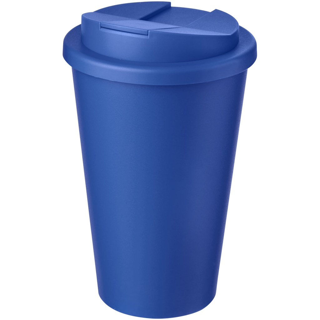 Kubek Americano® 350 ml z pokrywką chroniącą przed rozlaniem 210695 - Środkowy niebieski