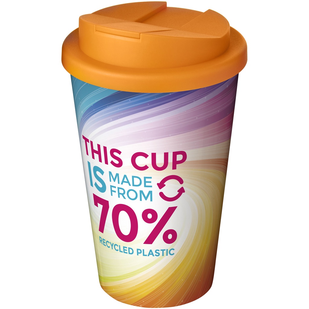 Brite-Americano® Eco szczelny kubek izolowany o pojemności 350 ml 210493 - Pomarańczowy