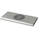 Juice bezprzewodowy powerbank o pojemności 8000 mAh Type-C z aluminium pochodzącego z recyklingu 124385 - Srebrny
