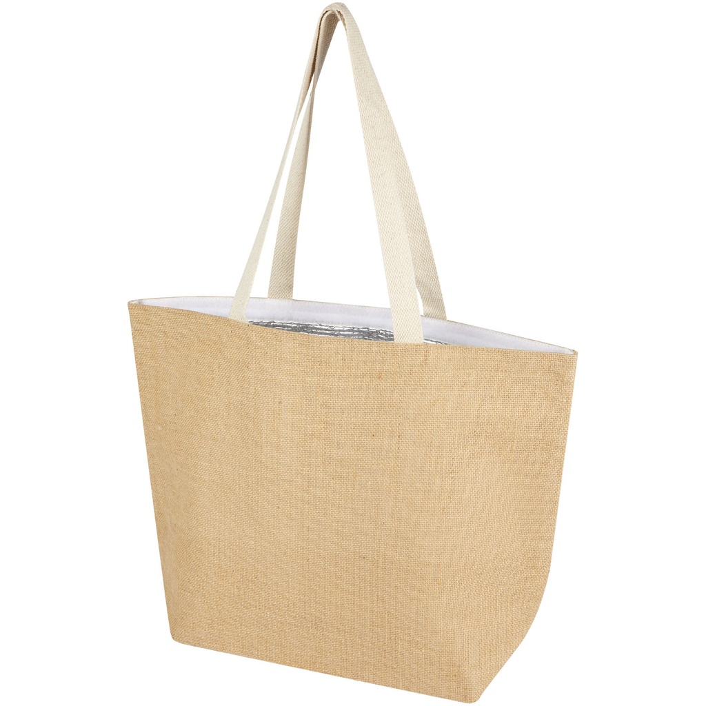 Juta torba na zakupy z juty gramaturze 300 g/m² i pojemności 12 l 120675 - Naturalno-biały