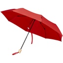 Składany wiatroodporny parasol 51 cm z PET z recyklingu Birgit 109145 - Czerwony
