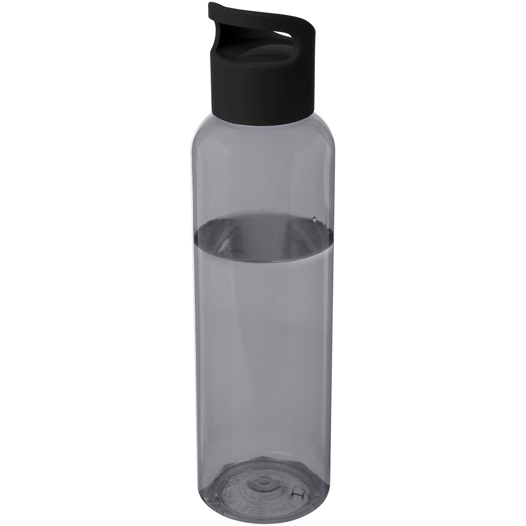Sky butelka na wodę o pojemności 650 ml z tworzyw sztucznych pochodzących z recyklingu 100777 - Czarny