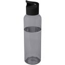Sky butelka na wodę o pojemności 650 ml z tworzyw sztucznych pochodzących z recyklingu 100777 - Czarny