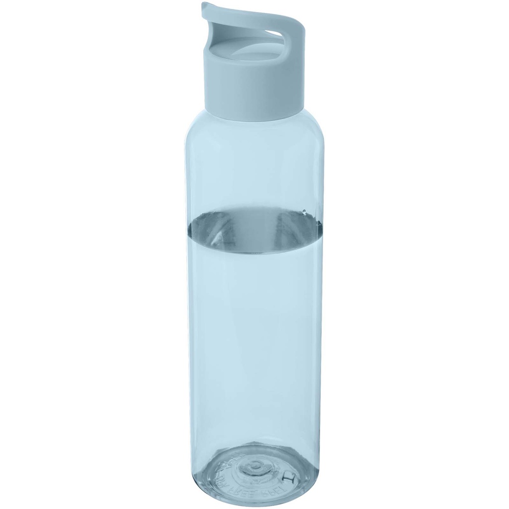 Sky butelka na wodę o pojemności 650 ml z tworzyw sztucznych pochodzących z recyklingu 100777 - Chmurny błękit