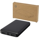 Intan powerbank o pojemności 10 000 mAh i mocy 10 W z tworzyw sztucznych pochodzących z recyklingu 124458 - Czarny