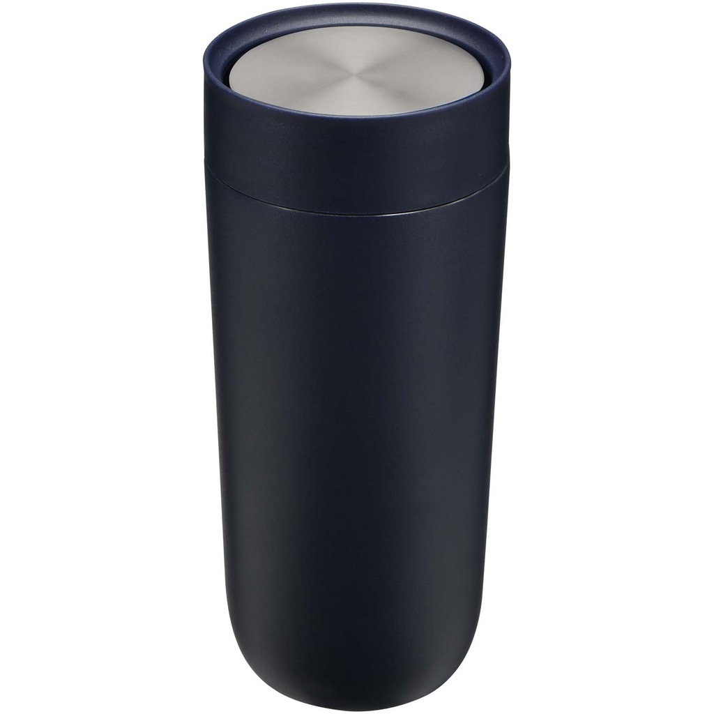 Camden kubek o pojemności 350 ml ze stali nierdzewnej z certyfikatem RCS z ceramiczną wyściółką 100849 - Granatowy
