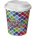 Brite-Americano® Espresso 250 ml tumbler with spill-proof lid 210698 - Biały